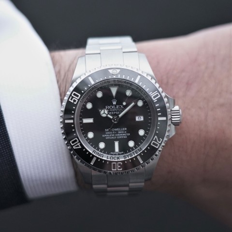 Gents Rolex Deepsea Sea-Dweller Stainless Steel Black Dial 2011-2021 (no box or papers)