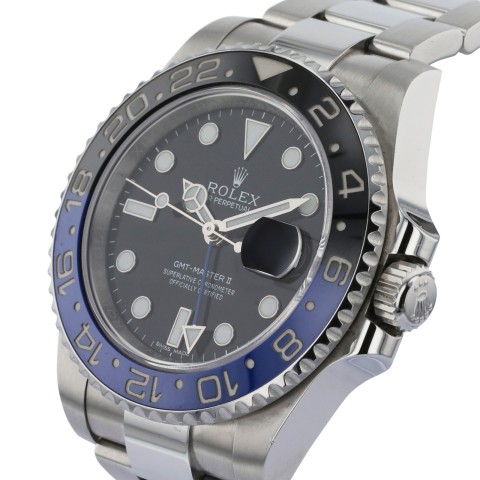 Pre-Owned Rolex GMT Master II 116710BLNR 2014 (box and papers)