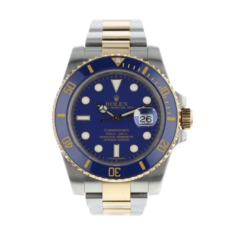 Rolex Submariner Stainless Steel and Gold Blue Dial 2008
