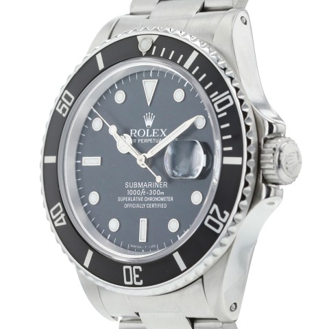 Pre-Owned Rolex Vintage Submariner Stainless Steel 168000