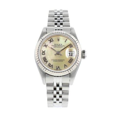 Pre-Owned Rolex LADIES DATEJUST Stainless Steel 79174 MOP Roman