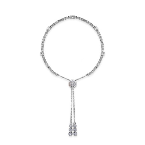 Carat*London Millennium Silver Phoebe Cubic Zirconia Bracelet 22596-1