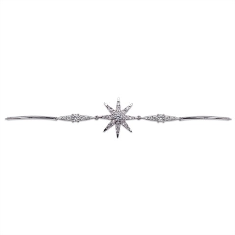 Carat*London Stella Silver Celestia Cubic Zirconia Bracelet 23771-1