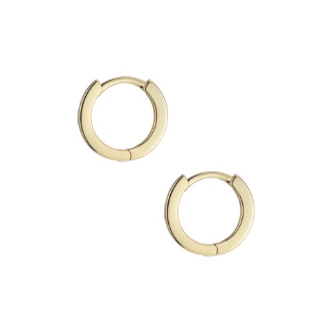 Yellow Gold Plated Micro Hoops