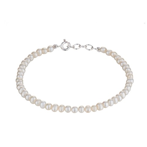 Silver Mini Freshwater Pearl Bracelet