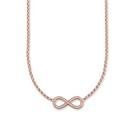 Thomas Sabo Rose Gold Infinity Love Necklace KE1312-416-14