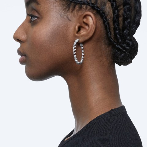 Swarovski Millenia Triangle Cut Hoop Earrings 5602230