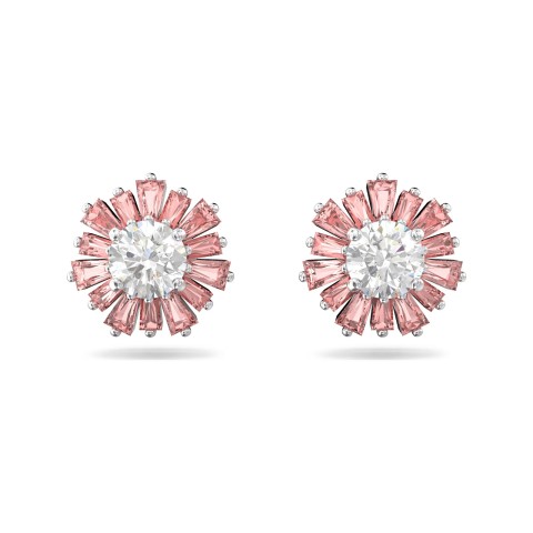 Swarovski Sunshine Pink Flower Stud Earrings 5642962
