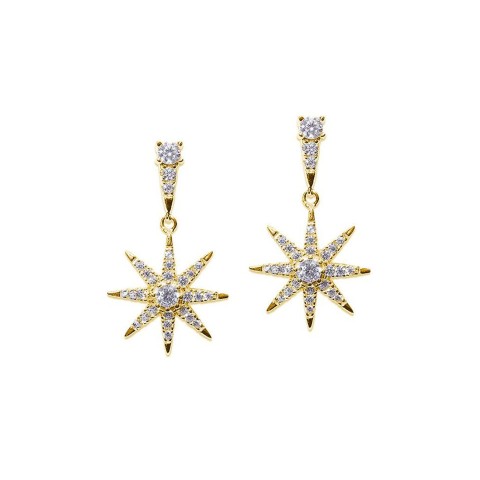 Carat* London Nysa Pave Star Drop Earrings CE925Y-NYSA