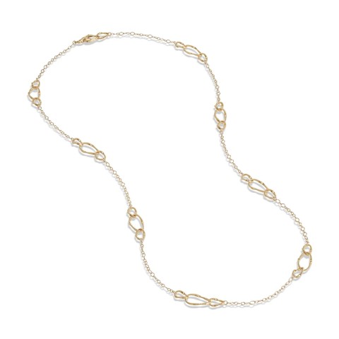 Marco Bicego 18ct Yellow Gold Marrakech Onde Link Necklace CG793 Y 01