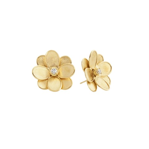 Marco Bicego Petali 18ct Yellow Gold Diamond Earrings