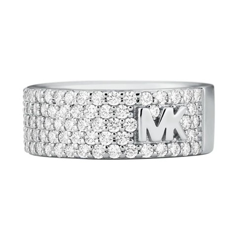 Michael Kors MK Premium Sterling Silver Cubic Zirconia Ring MKC1555AN040