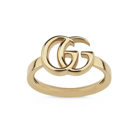 Gucci 18ct Yellow Gold GG Ring YBC525686002