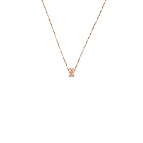 Gucci Icon Blossom 18ct Rose Gold Pendant Necklace YBB434553002