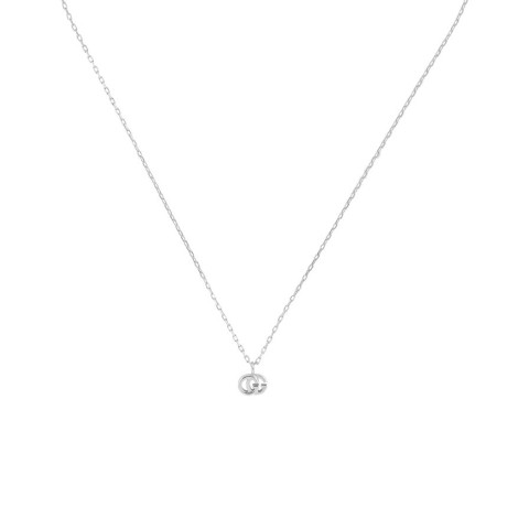 Gucci GG Running 18ct White Gold Necklace YBB481638002
