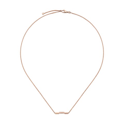Gucci Link To Love 18ct Rose Gold Necklace YBB662108002