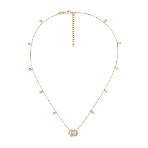 Gucci GG Running 18ct Yellow Gold GG Necklace YBB481624001