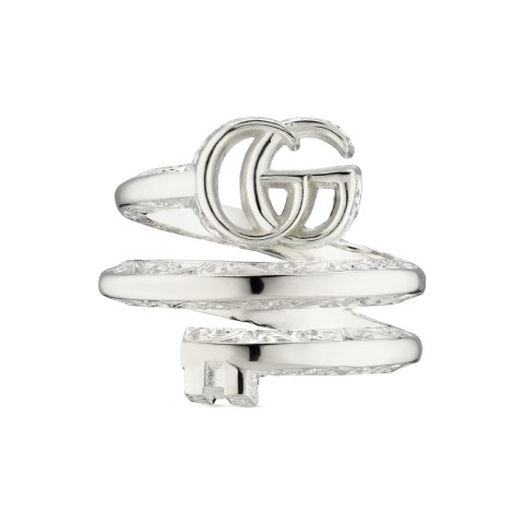 Gucci GG Marmont Silver Ring YBC770719002