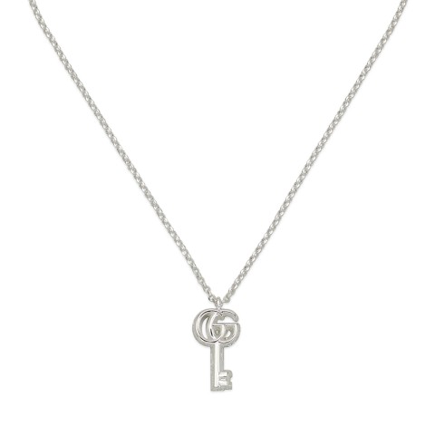 GUCCI GG Marmont Silver Necklace YBB770723001