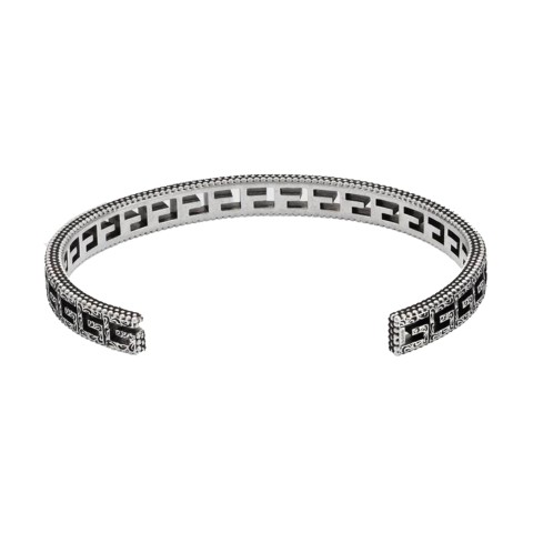 Gucci Interlocking G Sterling Silver Bracelet YBA576990001