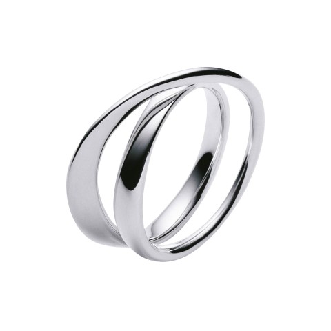 Georg Jensen Mobius Sterling Silver Ring 3552347