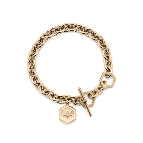Olivia Burton Minima Bee Gold Toggle Bracelet 24100103