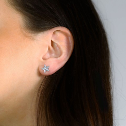 Olivia Burton Silver Celestial Earrings OBJCLE33