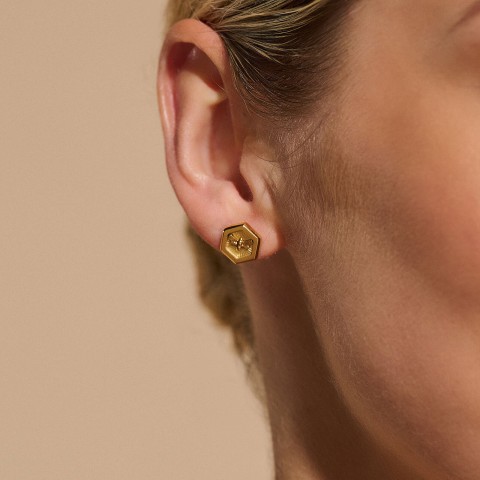 Olivia Burton Minima Bee Gold Stud Earrings 24100106