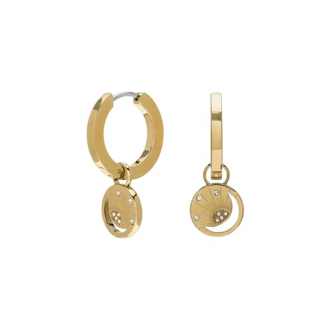 Olivia Burton Gold Celestial Sun Huggie Earrings 24100163