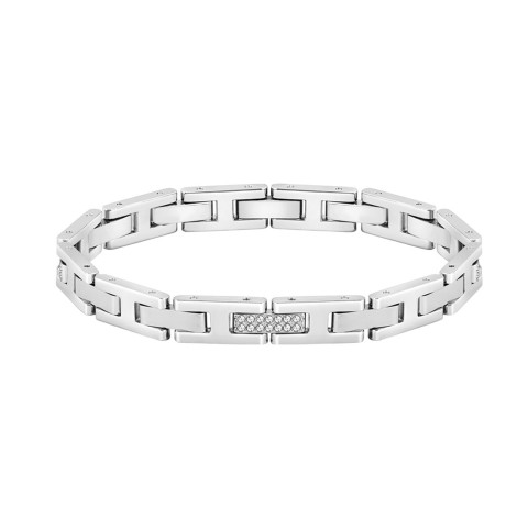 BOSS Thalia Silver Plated Stainless Steel Cubic Zirconia Womens Bracelet 1580378