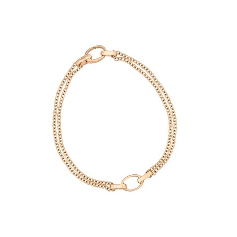 Fabergé Treillage Rose Gold Dual Charm Bracelet 539BT1477/102