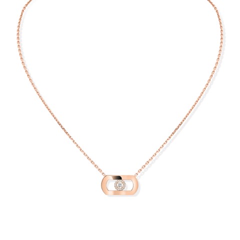 Messika So Move 18ct Rose Gold Diamond Necklace 12944-RG