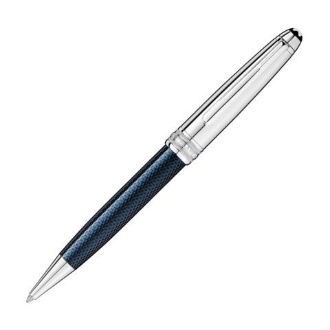 Montblanc Meisterstuck Solitaire Doue Blue Hour Classique Ballpoint Pen MB112895
