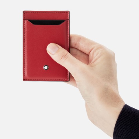 Montblanc Meisterstück Pocket Red Card Holder 129685