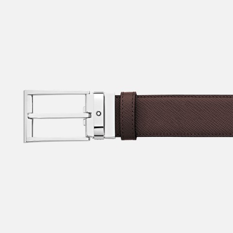 Montblanc Reversible Black/Brown 35mm Leather Belt 118436