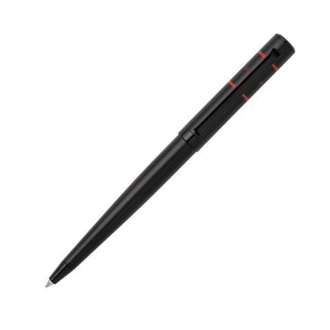 Hugo Boss Ribbon Matrix Ballpoint Pen HSC2414P Black/ Red