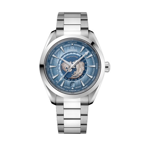 OMEGA Seamaster Aqua Terra 150M Co-Axial GMT WorldTimer 43mm Watch O22010432203002