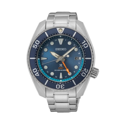 Seiko Prospex Aqua 'SUMO' Solar GMT Diver 45mm Mens Watch SFK001J1