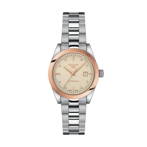 Tissot My Lady Automatic Cream Dial Ladies Watch T9300074126600 Front