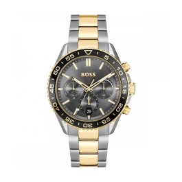 BOSS Runner 43mm Two Tone Mens Watch 1514144