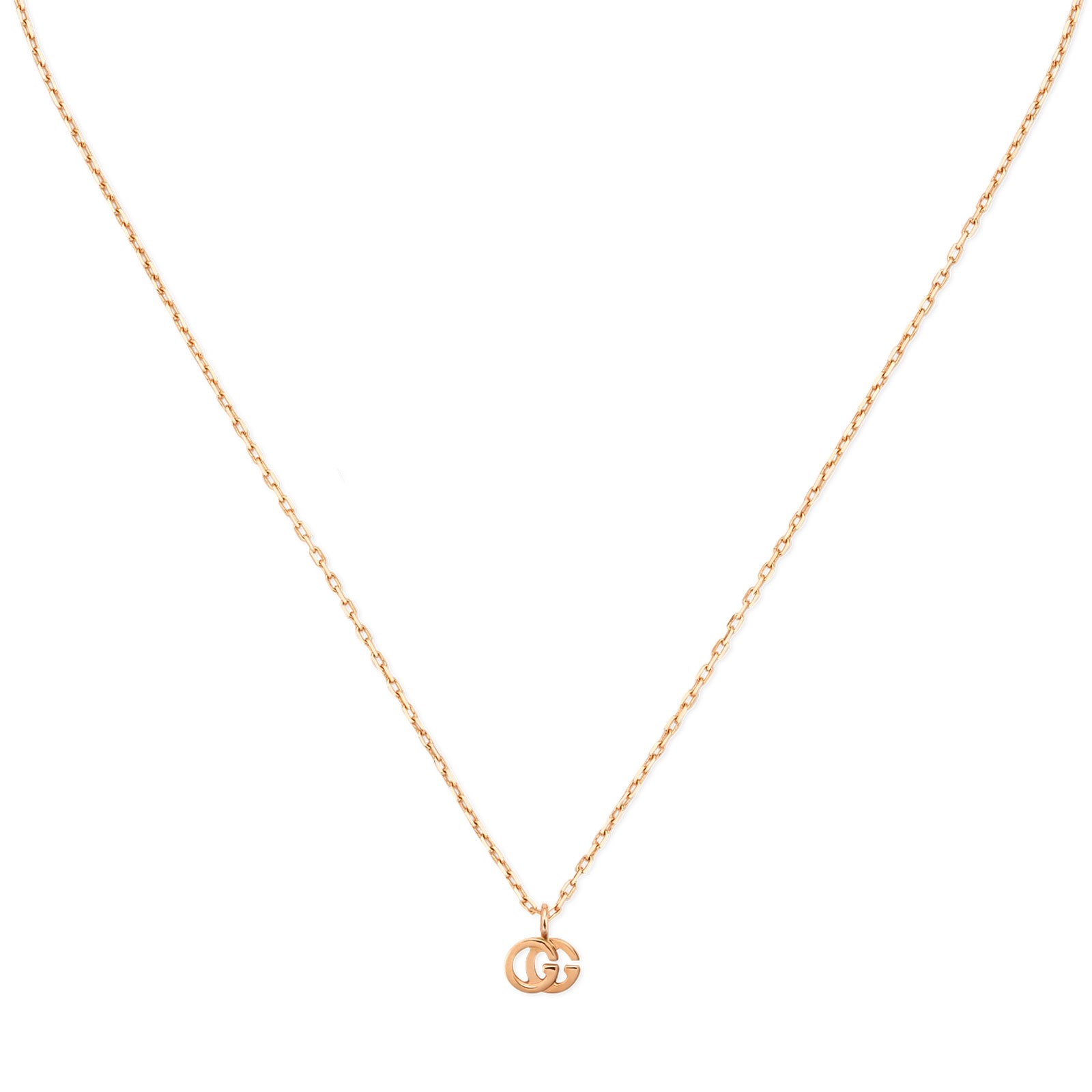 Gucci GG Running 18ct Rose Gold Pendant YBB687118002