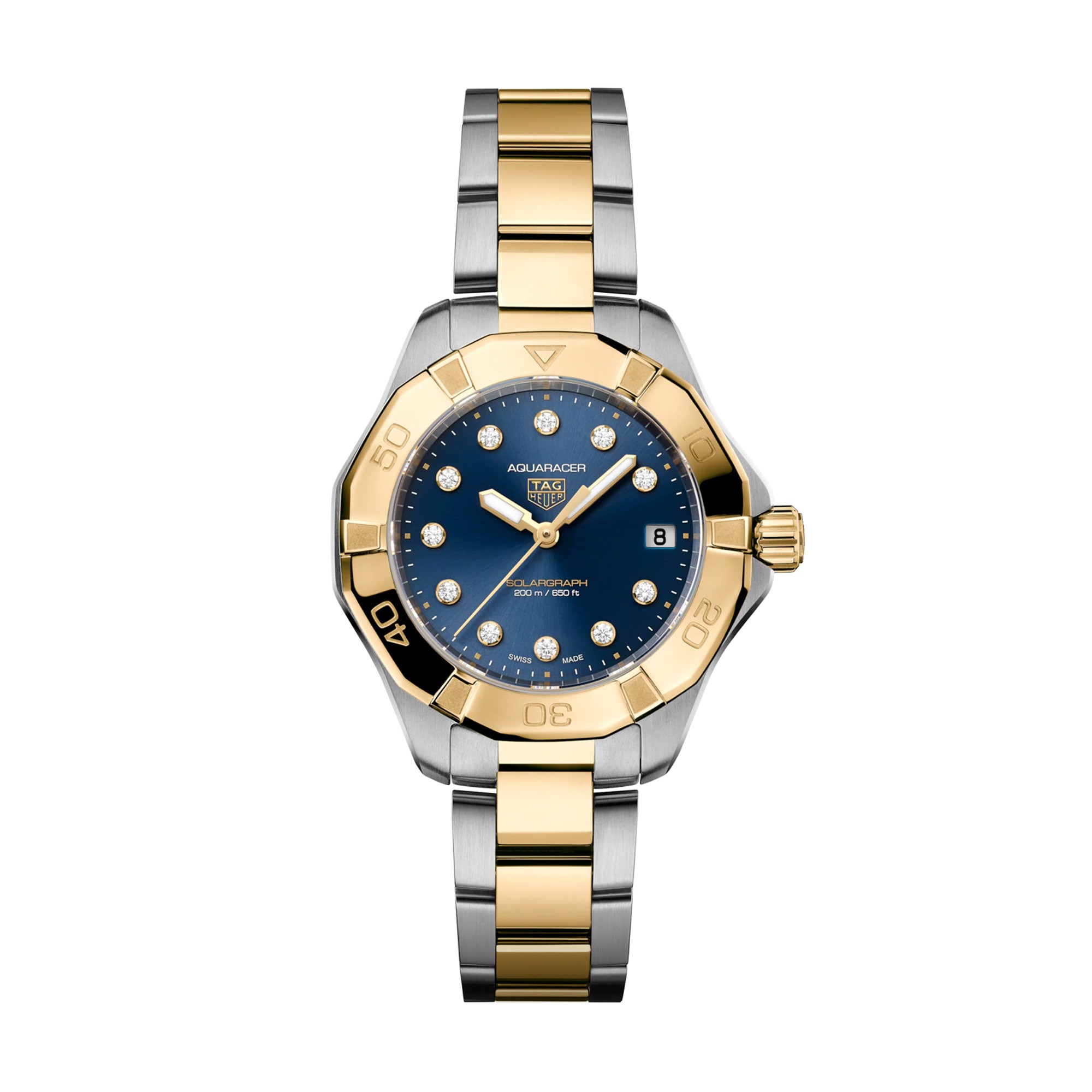 TAG Heuer Aquaracer 腕時計 TAG Heuer Aquaracer Professional 200 Solargraph Solar Quartz 34mm