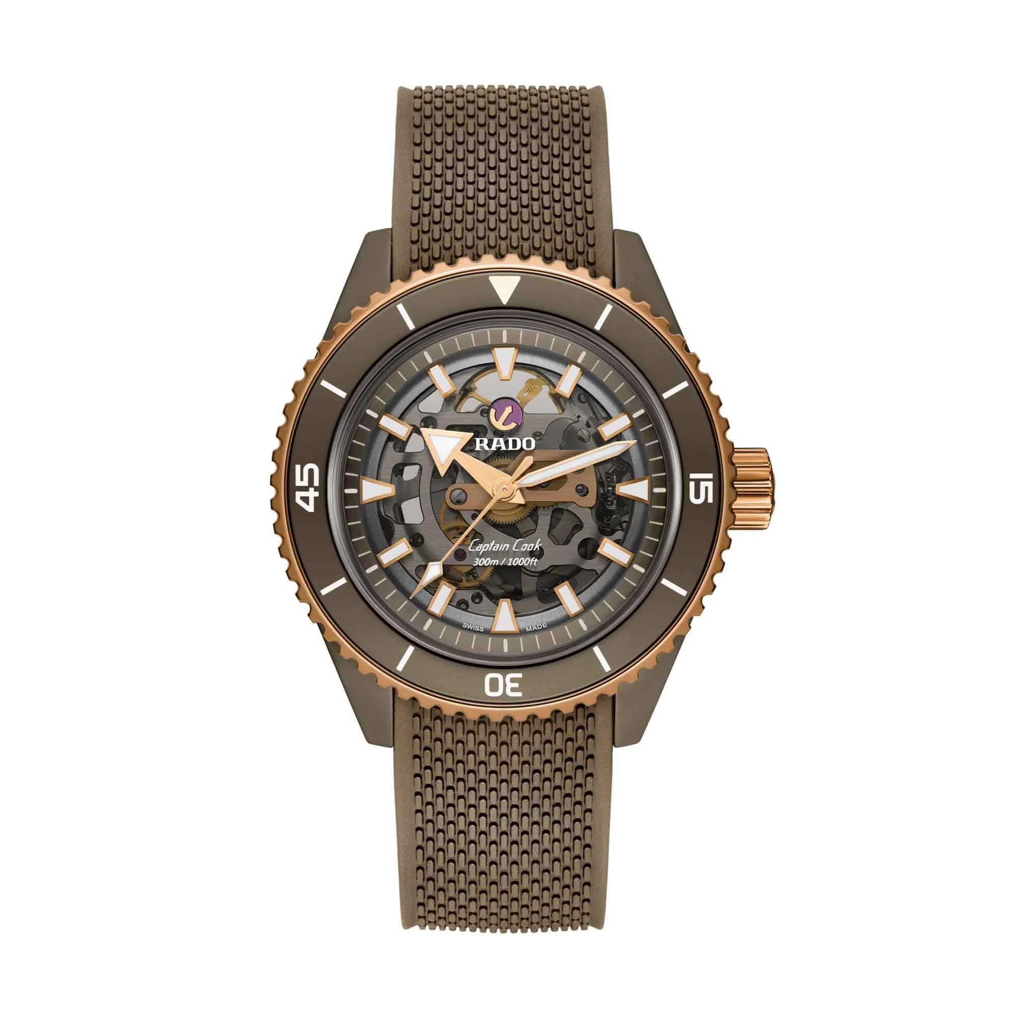 Rado Captain Cook High-Tech Ceramic Skeleton 43mm Watch R32150168