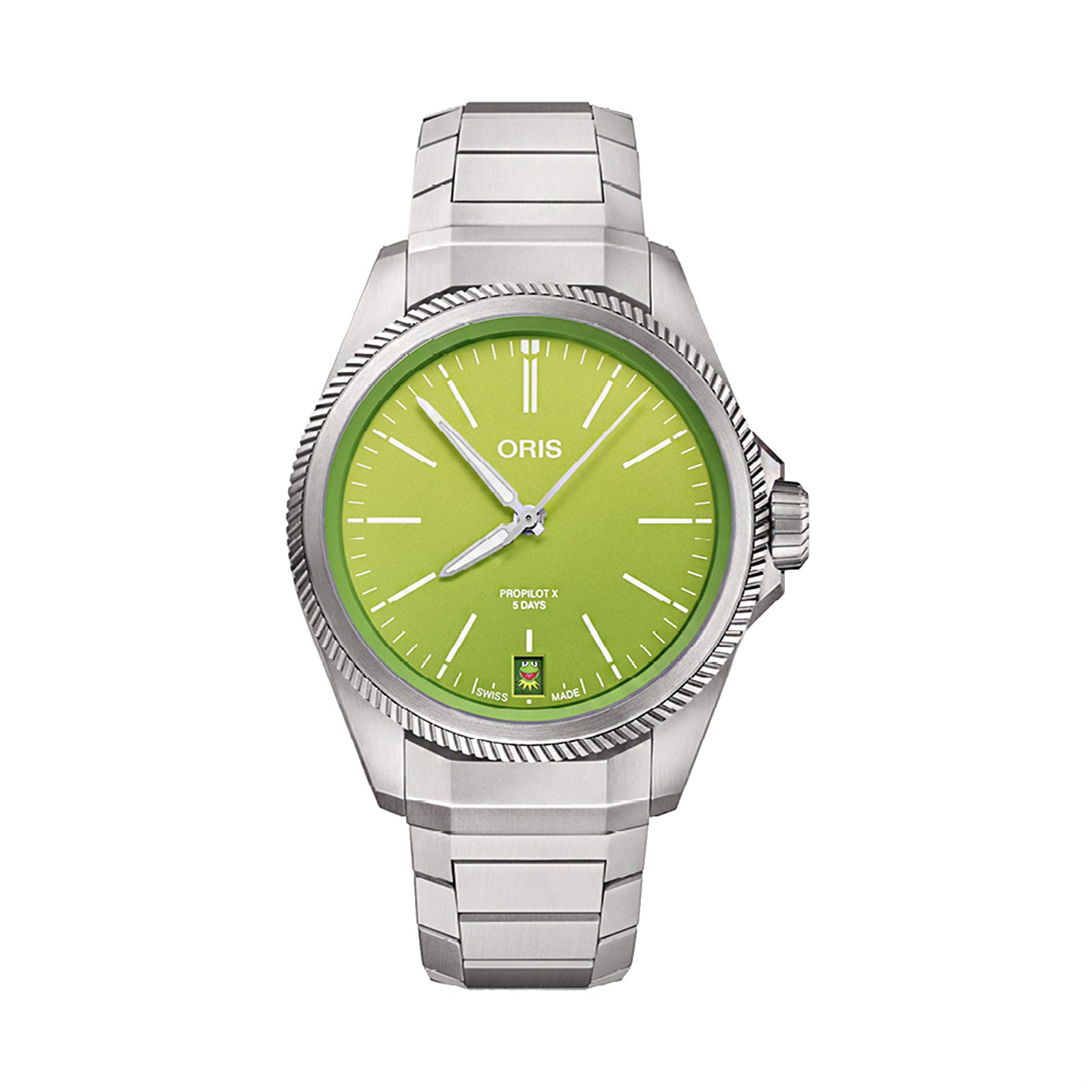 Oris ProPilot X Kermit Edition Automatic 39mm Watch 01 400 7778