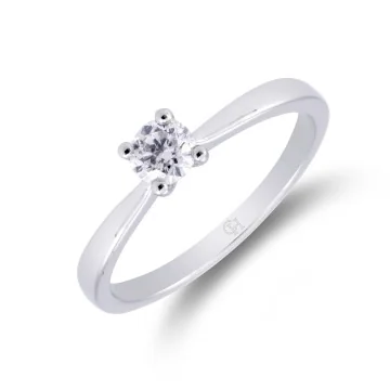 18ct White Gold Brilliant Cut 0.70ct Diamond Cluster Ring