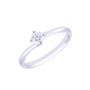18ct White Gold Brilliant Cut 0.70ct Diamond Cluster Ring