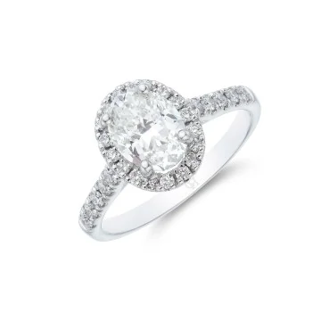 18ct White Gold Brilliant Cut 1.50ct Eternity Ring