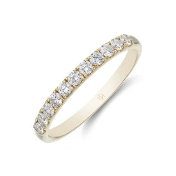 18ct Yellow Gold Brilliant Cut 0.40ct Diamond Eternity Ring