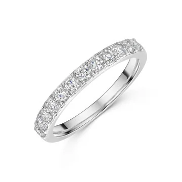18ct White Gold Brilliant Cut 0.55ct Diamond Eternity Ring
