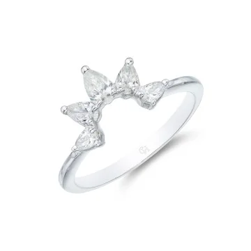 18ct White Gold Brilliant Cut 0.70ct Diamond Cluster Ring